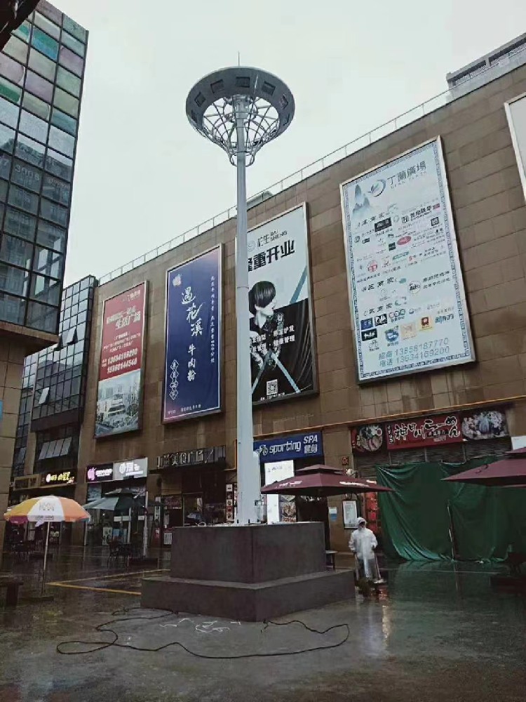 杭州市丁兰广场高杆灯案例